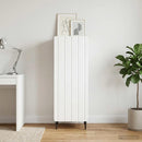 Sideboard Hvid højglans 34,5 x 33 x 92 cm Konstrueret træ