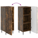 Sideboard Røget eg 34,5 x 33 x 92 cm Konstrueret træ