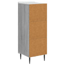 Sideboard Grå sonoma-eg 34,5 x 33 x 92 cm Konstrueret træ