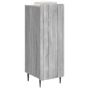 Sideboard Grå sonoma-eg 34,5 x 33 x 92 cm Konstrueret træ