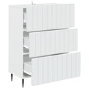Skuffeskab Hvid 66 x 34,5 x 92 cm Konstrueret træ