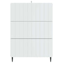 Skuffeskab Hvid 66 x 34,5 x 92 cm Konstrueret træ