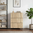 Skuffeskab Sonoma-eg 66 x 34,5 x 92 cm Konstrueret træ