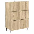 Skuffeskab Sonoma-eg 66 x 34,5 x 92 cm Konstrueret træ