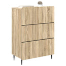 Skuffeskab Sonoma-eg 66 x 34,5 x 92 cm Konstrueret træ
