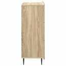 Skuffeskab Sonoma-eg 66 x 34,5 x 92 cm Konstrueret træ