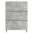 Skuffeskab Betongrå 66 x 34,5 x 92 cm Konstrueret træ