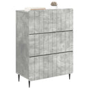 Skuffeskab Betongrå 66 x 34,5 x 92 cm Konstrueret træ