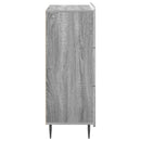 Skuffeskab Grå sonoma-eg 66 x 34,5 x 92 cm Konstrueret træ