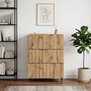 Skuffeskab 66 x 34,5 x 92 cm Konstrueret træ Artisan-eg