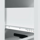 Skuffeskab Hvid 33 x 34,5 x 92 cm Konstrueret træ