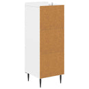 Skuffeskab Hvid 33 x 34,5 x 92 cm Konstrueret træ
