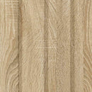 Skuffeskab Sonoma-eg 33 x 34,5 x 92 cm Konstrueret træ