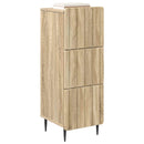 Skuffeskab Sonoma-eg 33 x 34,5 x 92 cm Konstrueret træ