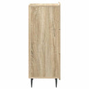 Skuffeskab Sonoma-eg 33 x 34,5 x 92 cm Konstrueret træ