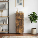 Skuffeskab Røget eg 33 x 34,5 x 92 cm Konstrueret træ