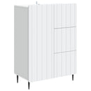 Sideboard med skuffe Hvid 66 x 34,5 x 91,5 cm Konstrueret træ