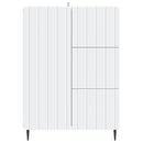 Sideboard med skuffe Hvid 66 x 34,5 x 91,5 cm Konstrueret træ