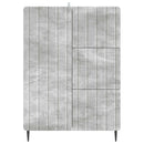 Sideboard Betongrå 66 x 34,5 x 91,5 cm Konstrueret træ