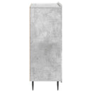 Sideboard Betongrå 66 x 34,5 x 91,5 cm Konstrueret træ