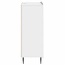 Sideboard Hvid højglans 66 x 34,5 x 91,5 cm Konstrueret træ
