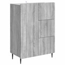 Sideboard Grå sonoma-eg 66 x 34,5 x 91,5 cm Konstrueret træ