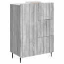 Sideboard Grå sonoma-eg 66 x 34,5 x 91,5 cm Konstrueret træ