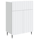 Sideboard med skuffe Hvid 66 x 34,5 x 92 cm Konstrueret træ