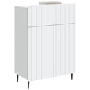 Sideboard med skuffe Hvid 66 x 34,5 x 92 cm Konstrueret træ