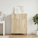 Sideboard Sonoma-eg 66 x 34,5 x 92 cm Konstrueret træ