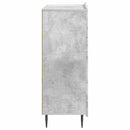 Sideboard med skuffe Betongrå 66 x 34,5 x 92 cm Konstrueret træ