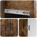 Sideboard med skuffe Røget eg 66 x 34,5 x 92 cm Konstrueret træ