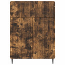 Sideboard med skuffe Røget eg 66 x 34,5 x 92 cm Konstrueret træ