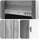 Sideboard Grå sonoma-eg 66 x 34,5 x 92 cm Konstrueret træ