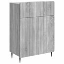 Sideboard Grå sonoma-eg 66 x 34,5 x 92 cm Konstrueret træ