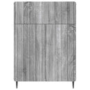 Sideboard Grå sonoma-eg 66 x 34,5 x 92 cm Konstrueret træ