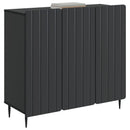Sideboard Sort 89 x 34,5 x 82 cm Konstrueret træ