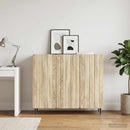 Sideboard Sonoma-eg 89 x 34,5 x 82 cm Konstrueret træ