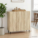 Sideboard Sonoma-eg 89 x 34,5 x 82 cm Konstrueret træ