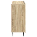 Sideboard Sonoma-eg 89 x 34,5 x 82 cm Konstrueret træ