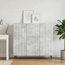 Sideboard Betongrå 89 x 34,5 x 82 cm Konstrueret træ