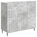 Sideboard Betongrå 89 x 34,5 x 82 cm Konstrueret træ