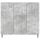 Sideboard Betongrå 89 x 34,5 x 82 cm Konstrueret træ