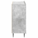 Sideboard Betongrå 89 x 34,5 x 82 cm Konstrueret træ