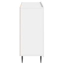 Sideboard Hvid højglans 89 x 34,5 x 82 cm Konstrueret træ