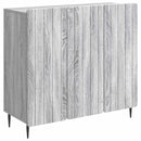 Sideboard Grå sonoma-eg 89 x 34,5 x 82 cm Konstrueret træ