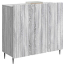 Sideboard Grå sonoma-eg 89 x 34,5 x 82 cm Konstrueret træ