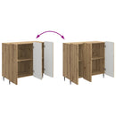 Sideboard Artisan-eg 89 x 34,5 x 82 cm Konstrueret træ