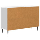 Sideboard med skuffe Hvid 89 x 34,5 x 62 cm Konstrueret træ