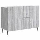 Sideboard Grå sonoma-eg 89 x 34,5 x 62 cm Konstrueret træ